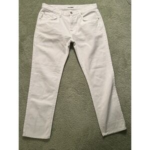 Women's 7 for All Mankind White Relaxed Skinny Jeans size 31